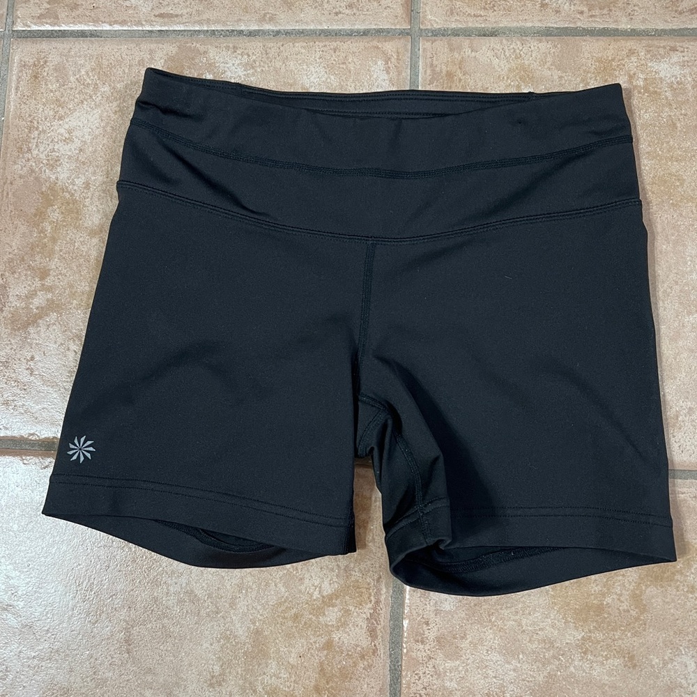Small Athleta spandex black biker shorts